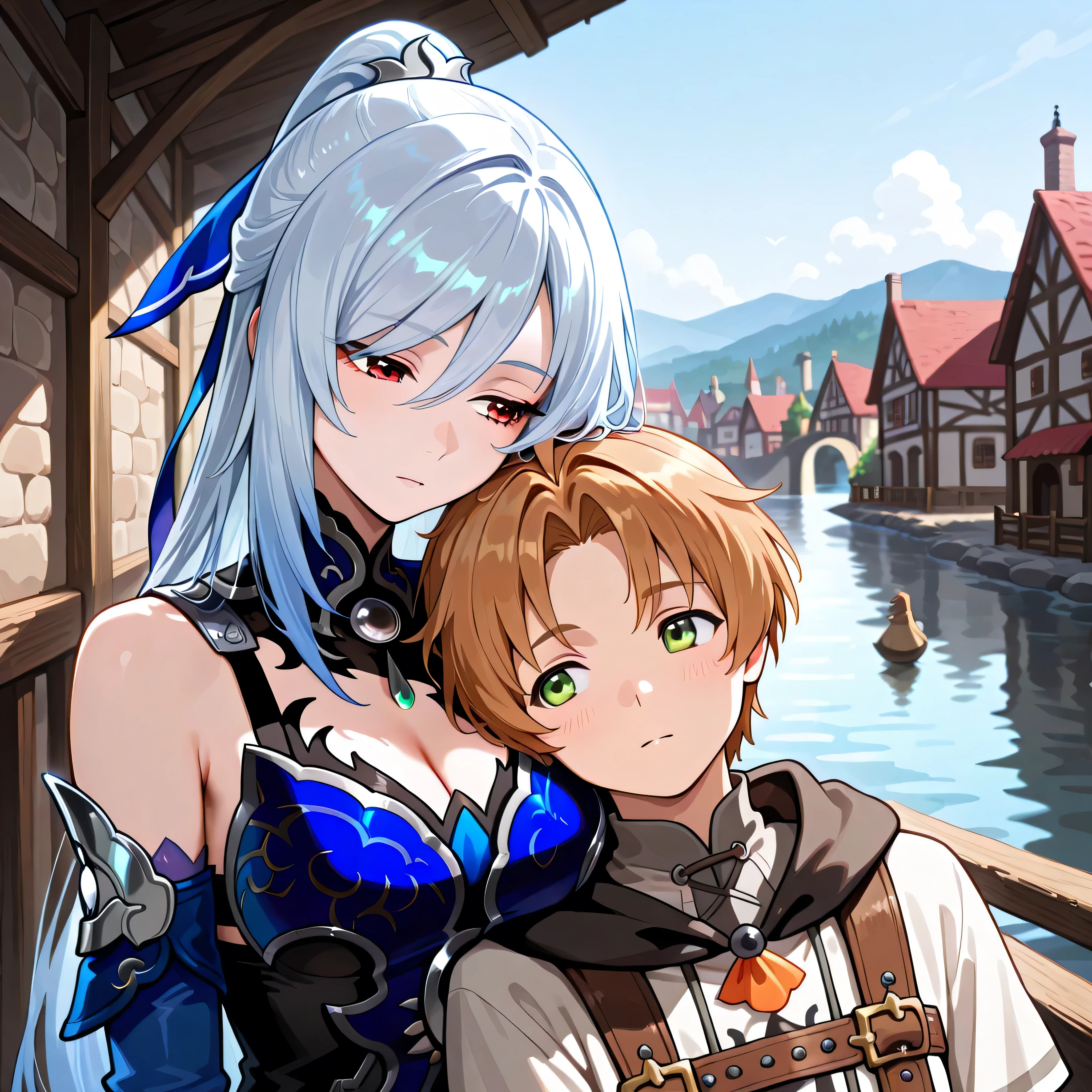 1girl and 1boy,fantasy