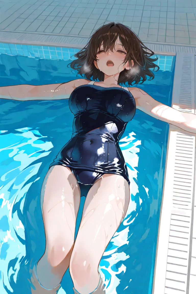 Swimming in the sea