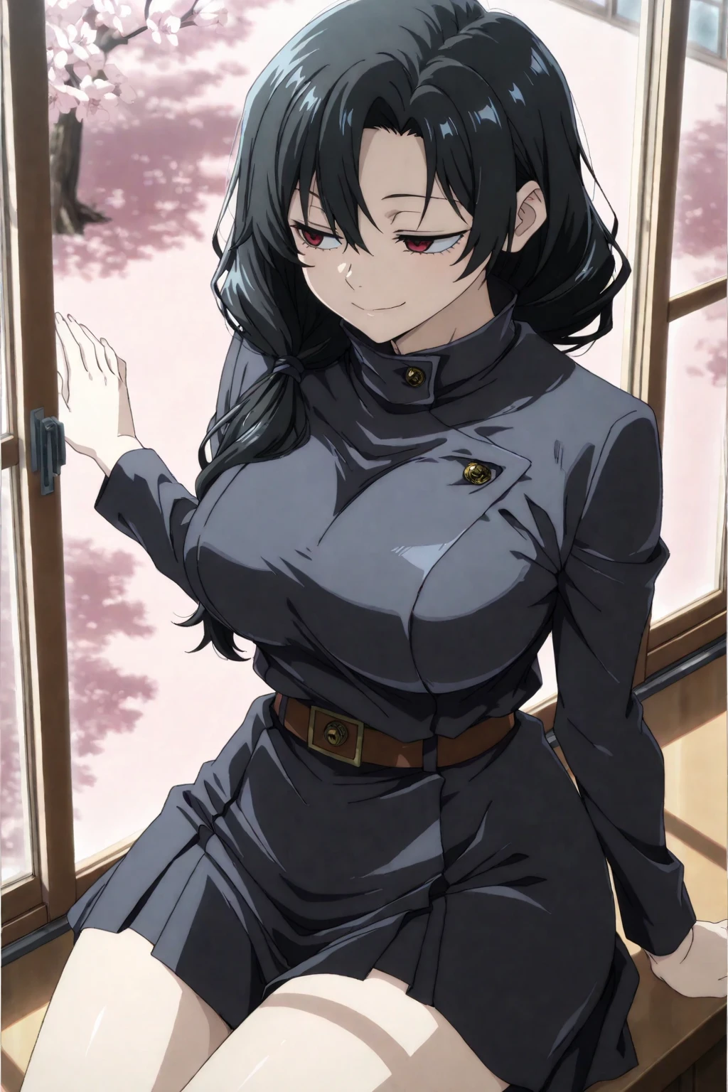 yorbriar, yor briar, black hair, (red eyes:1.5), earrings, white hairband, hairband,
BREAK black bikini , big breasts, wide hips , milf body ,((( crowded public , everyone looking, flashing her body , flashing her coat , smile))) , emb
BREAK outdoors, city, sky, sun, clouds,
BREAK looking at viewer, (cowboy shot:1.5),
BREAK (masterpiece:1.2), best quality, high resolution, unity 8k wallpaper, (illustration:0.8), (beautiful detailed eyes:1.6), extremely detailed face, perfect lighting, extremely detailed CG, (perfect hands, perfect anatomy),