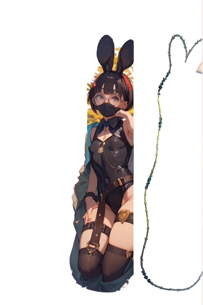 nsfw, exposed breasts, 1 adult anime girl, standing alone, gazing at viewer, black tail, strong purple eyes, sitting down, breasts big, black gown, Twisted and crossed halter, long hair, Long dark brown hair, panties exposed.