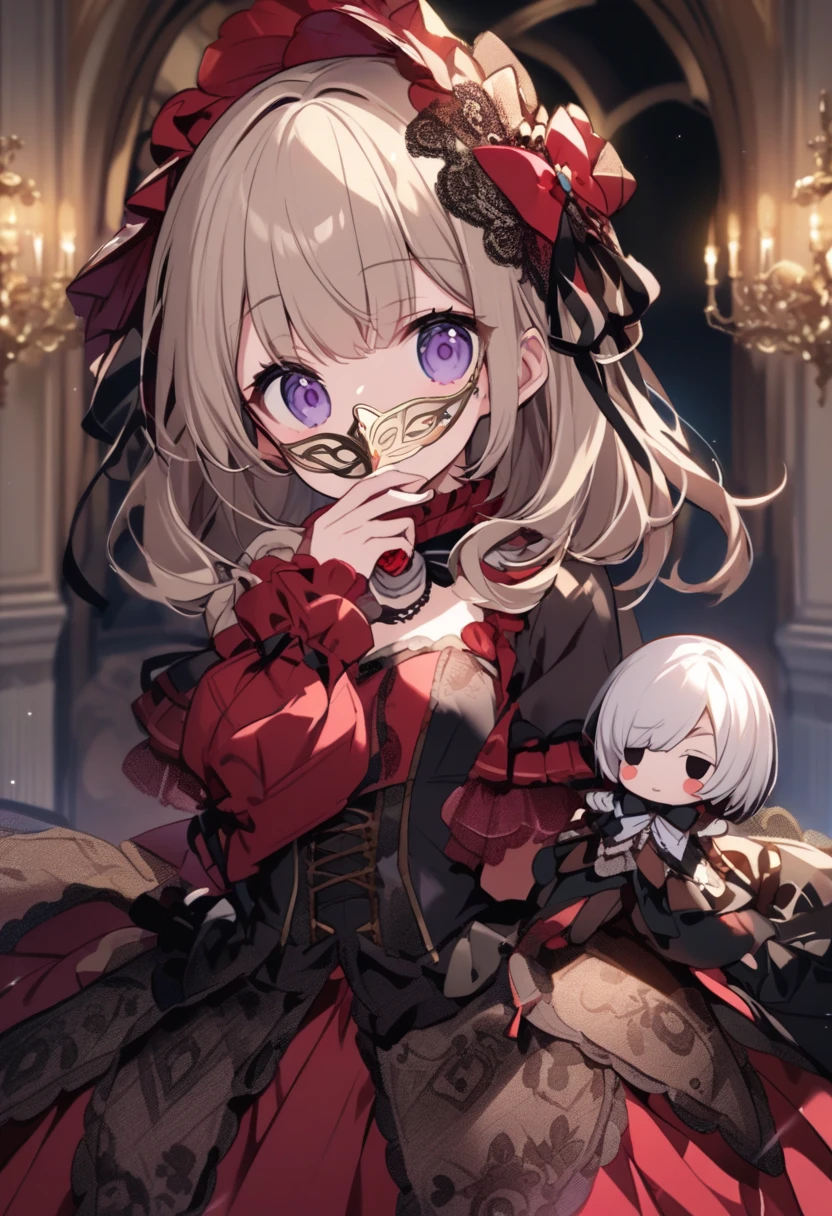 1girl, <lora:Tower_of_London_v1:0.8>ower_of_London,wavy hair, long hair, flaxen hair,hat,hair ribbon, red and black dress,black pantyhose,, <lora:flatBG:-0.5> ,<lora:flat2:-0.5>,(dark light:1.2),(hyper extreme detailed),(masterpeace:0.5),(hyper extreme),(photorealistic),game cg,llustration,novel illustration,beautiful lighting,light from the front,good_hands,beautiful art ,BREAK, <lyco:GoodHands-beta2:1.2>,(good hand,nice hands, perfect hands:1.3),(five finger:1.4),straight fingers,perfect fingers,beauty fingers,beauty  hand,