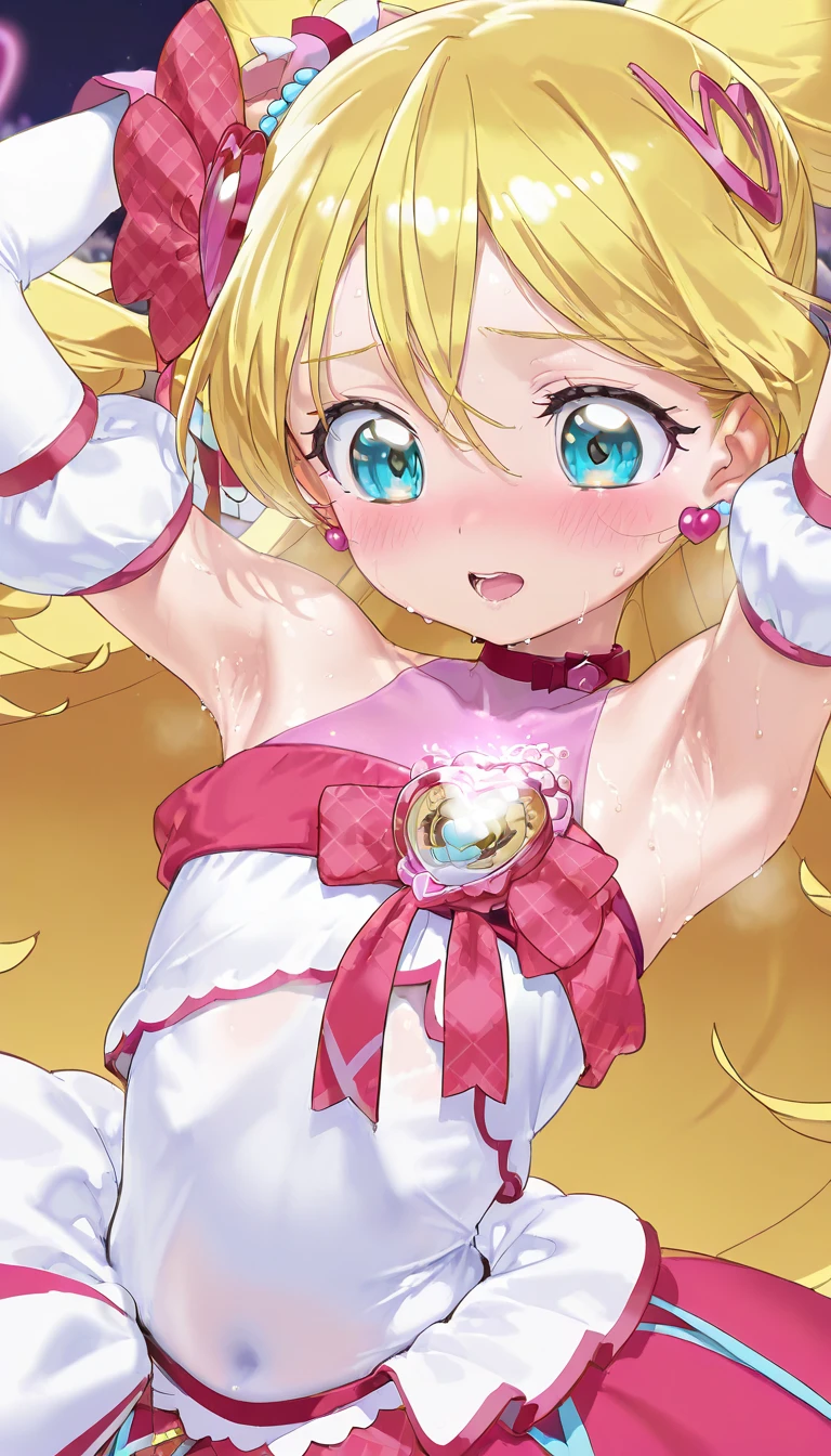 cure peace、Blonde、yellow、precure、Child's Play、Being raped by Chucky、Being attacked by Chucky