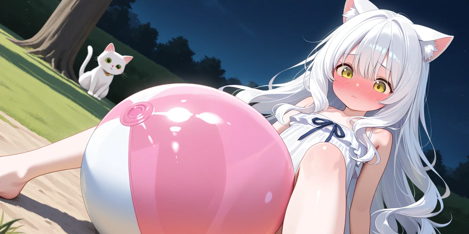 highest quality、Great quality、16k、alone、fluffy、Furry、 A sparkling fantasy world where super cute beast girls jump around happily、Goat Beastman、Goat-like eyes、Horizontal pupil、Goat horns、Goat ears、Lower body of a goat、Goat Leg、Reverse jointed feet、Animal jointed hind legs、covered in fur up to the waist、Completely naked、Long, saggy small breasts、Long Breasts、Saggy breasts、Huge nipples、Upturned nipples、Wide-open legs、fertilized egg cell、Sperm swarming in the egg、Enlarged labia、Love juice overflowing from the vaginal opening