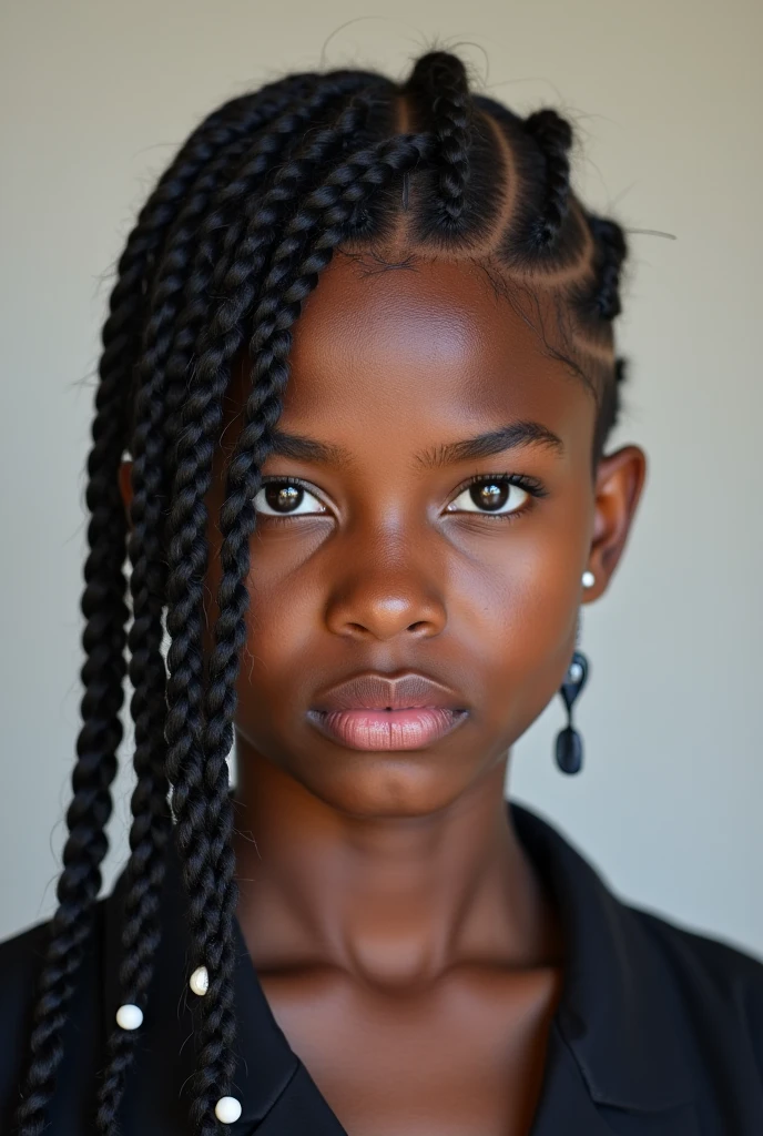 A 11 years old black beautiful girl