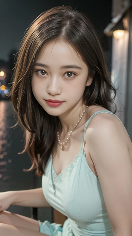 absurd, high resolution, super detailed, 1 girl, solo, extremely detailed eyes, ultra-precise depiction, ultra-detailed depiction, (bed room :1.2), (dynamic pose), (abstract background: 1.5), (shiny skin), multiple colors, detailed skin (from directly above), trends on artstation, 8k masterpiece, cinematic lighting, ((1girl)), ((solo)), (solo)), (( looking_at_viewer)), cg society, plasticien, (beautiful woman)), (Smile), naked,