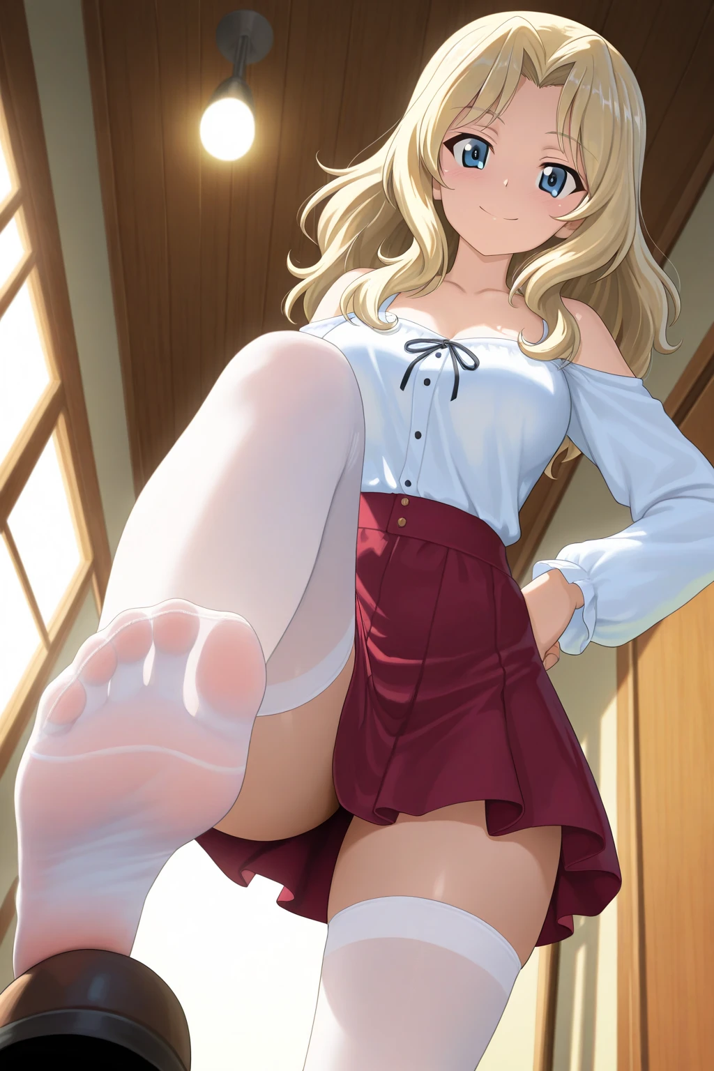 ecchi anime style, ecchi style, azur lane style, visual novel key visual, anime girls in underwear posing for a picture, ecchi anime style, hololive, ecchi, in clothes! highly detailed, visual novel cg, high school girls, upskirt, panty, anime maids riding early tanks