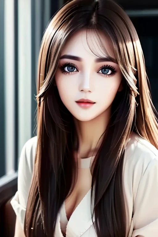 ((top-quality, 64K, high-level image quality: 1.3, Realistic, Photorealsitic: 1.4)), Crisp focus: 1.2, Beautiful Women in Perfect Style: 1.4, Slender face: 1.2, ((Black hair, Long hair, Big: 1.2, Slender features)), Highly detailed facial and skin texture, Detailed eyes, Double eyelids, Adult Woman, solo, Dress with open back、hotel、suite room、terraces、nighttime scene