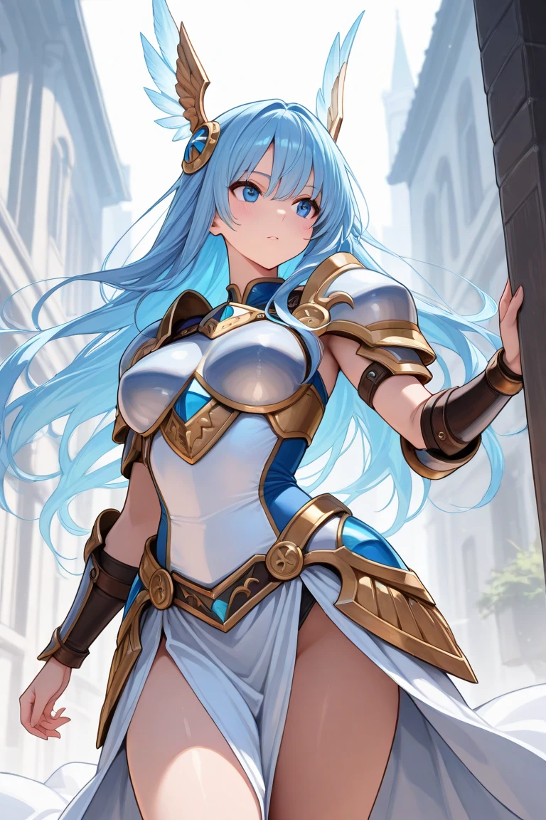 "Ultra-detailed background,detailedbackground:Fantasy adventure scenes+absurderes:Exaggerated details+A high resolution,ultra - detailed:Detailed image quality at 8K resolution+extremely detaile:Fine texture rendering+Anime Wind Imperial Sister wearing mecha at the training ground"