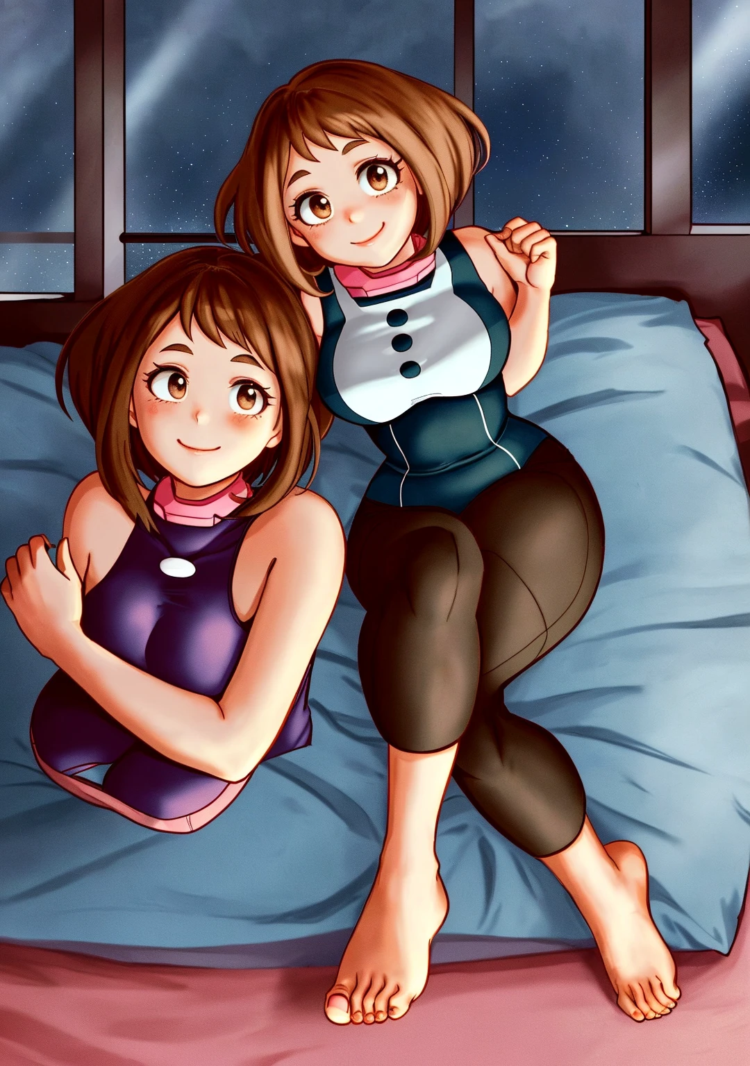 One girl, [Uploaded to e621.net; ((by chelodoy)), ((ultra quality)), ((masterpiece)), , milf, anthro , furry , (()), ((Face Clean)), Beautiful cute face, toe pads visible, feet visible, chubby, beautiful female lips, charming beauty, ((seductive facial expression)), looks tenderly at the camera with his eyes slightly closed, ((skin color blue)), ((blue wool)), Body glare, ((detailed beautiful female eyes)), ((dark brown eyes)), beautiful female hands, ((perfect female figure)), ideal female body shapes, Beautiful waist, big thighs, Beautiful butt facing camera, spreading legs, hands on knees, legs spread apart exposing pussy, vulva dripping, puckered pink butthole, lying seductively on the sofa, ((clothes, pink and white leg warmers, crop top with breasts exposed, puffy pussy, god pussy, puffy breasts, frilly clothing, perky nipples, perky breasts, vulva, labia majora, Labia minora, background: ordinary American house, living room, beautiful sunset in the window, ((Depth of field)), ((high quality clear image)), ((crisp details)), ((higly detailed)), Realistic, Professional Photo Session, ((Clear Focus)), ((cartoon)), the anime, NSFW, come fuck me silly, I want you to ???? me, my mouth is open for you, I want to suck your dick 