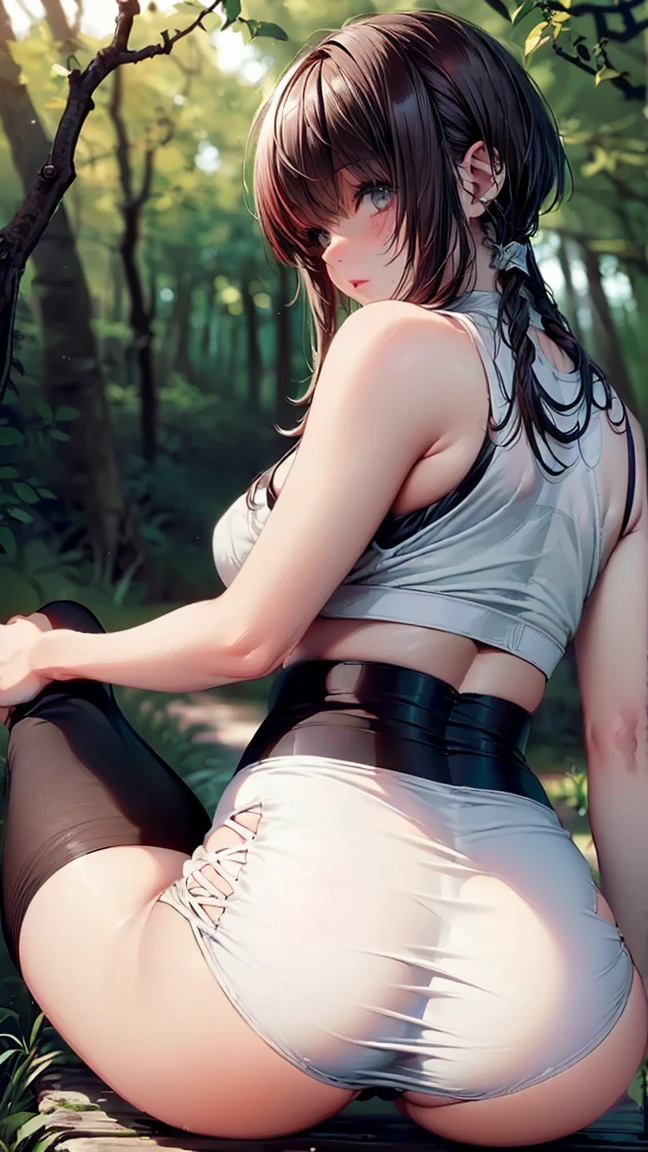 best qyality, perky tits, 8k,  stocking suspenders, woman, medium breasts, anime image of a woman in a nun outfit standing in the water, beautiful anime girl squatting, cutesexy butt, anime girl squatting, giantess art, [ 4k digital art ]!!, top rated on pixiv, detailed digital anime art, fine details. girls on the front lines, clean detailed anime art, pixiv 3dcg
