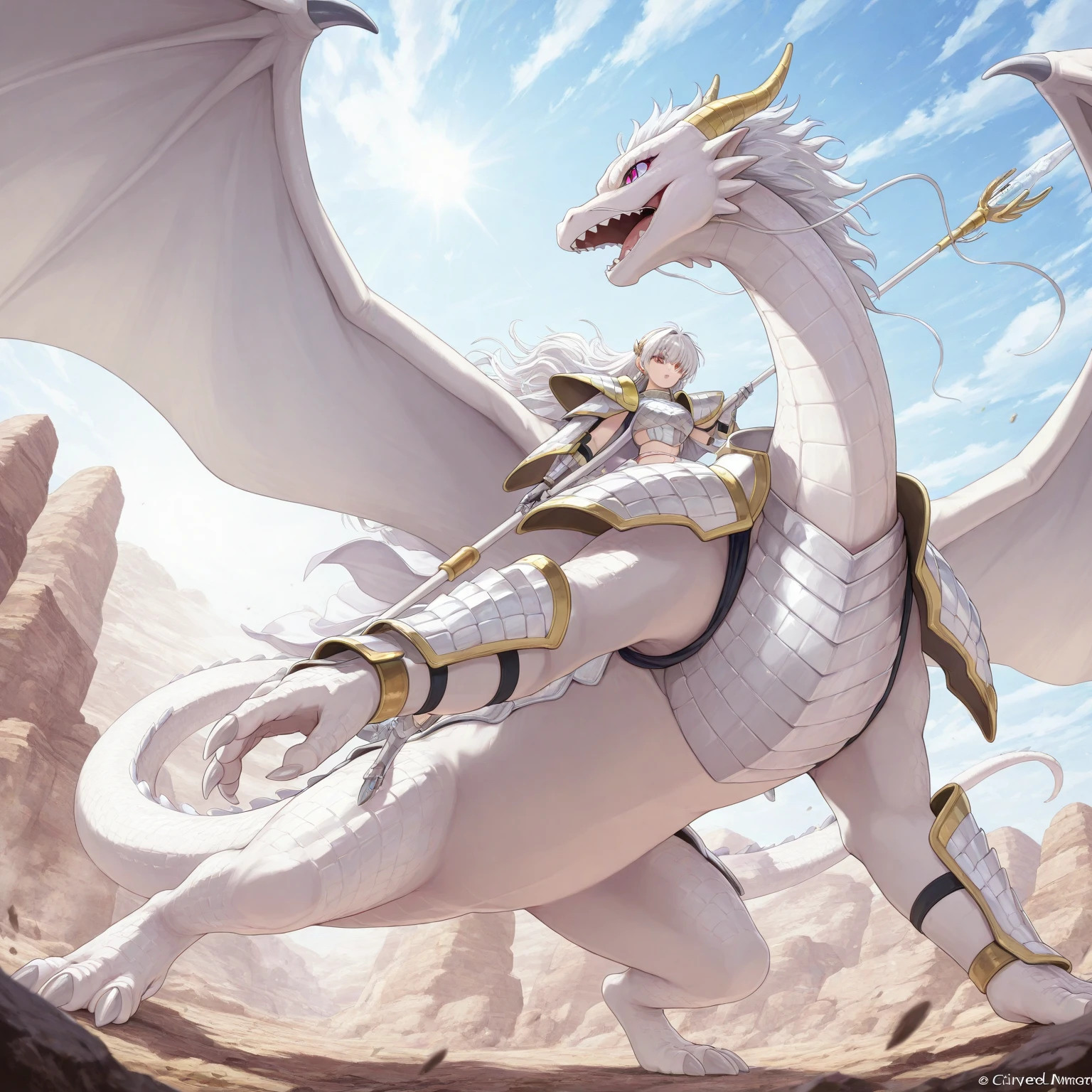obra maestra, Cara perfecta, Zero de Drakengard, pelo blanco