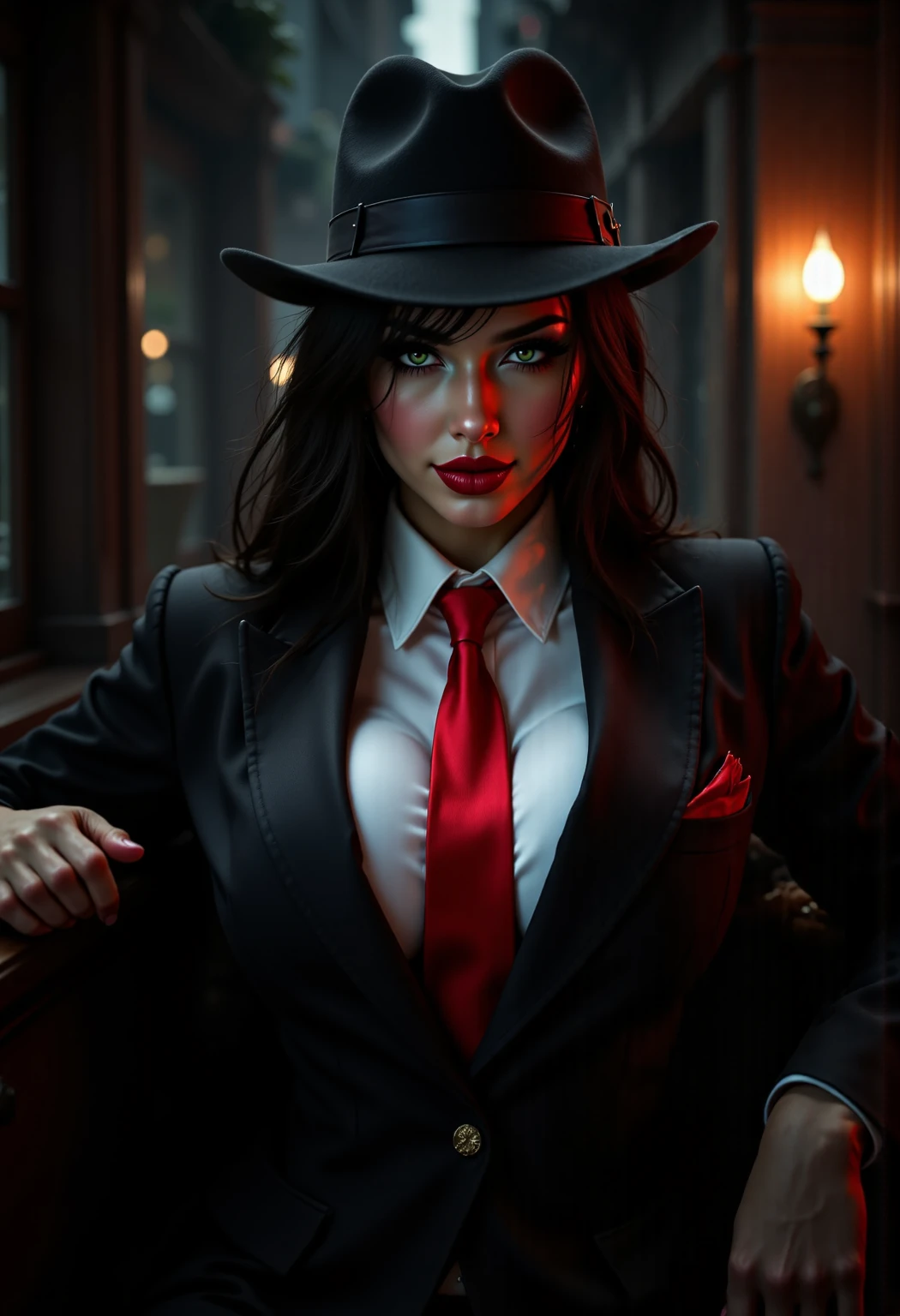（8k，Fotos RAW，melhor qualidade，tmasterpiece：1.2），Ultra - Detalhado，Arte Oficial，realista：1.37，Artisticamente，Sexy enorme（5） , seios grandes, clivagem, pele branca, perna longa bonita, Motor Unreal 5, RTX , female version of ALEX DELARGE (A CLOCKWORK ORANGE)