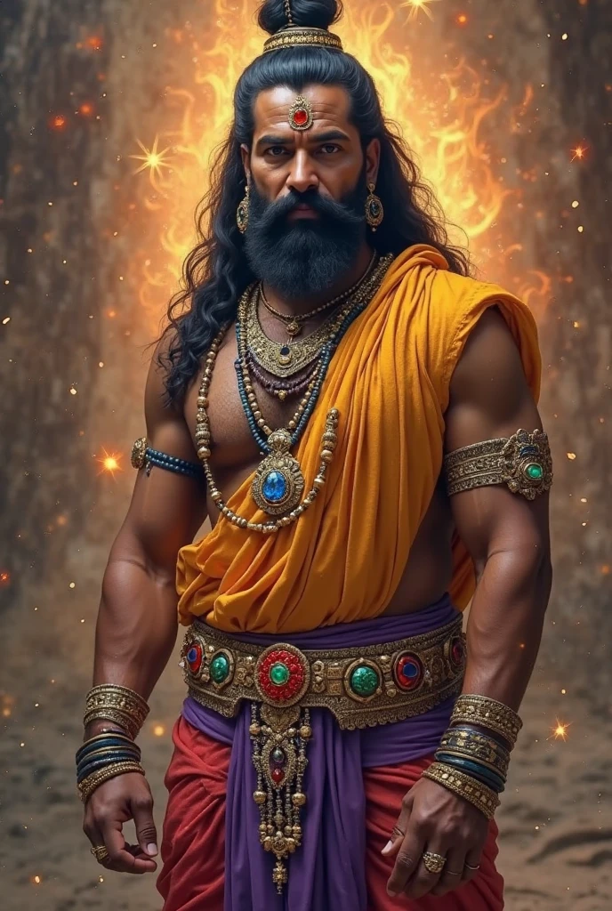 A turban guy with musculare body