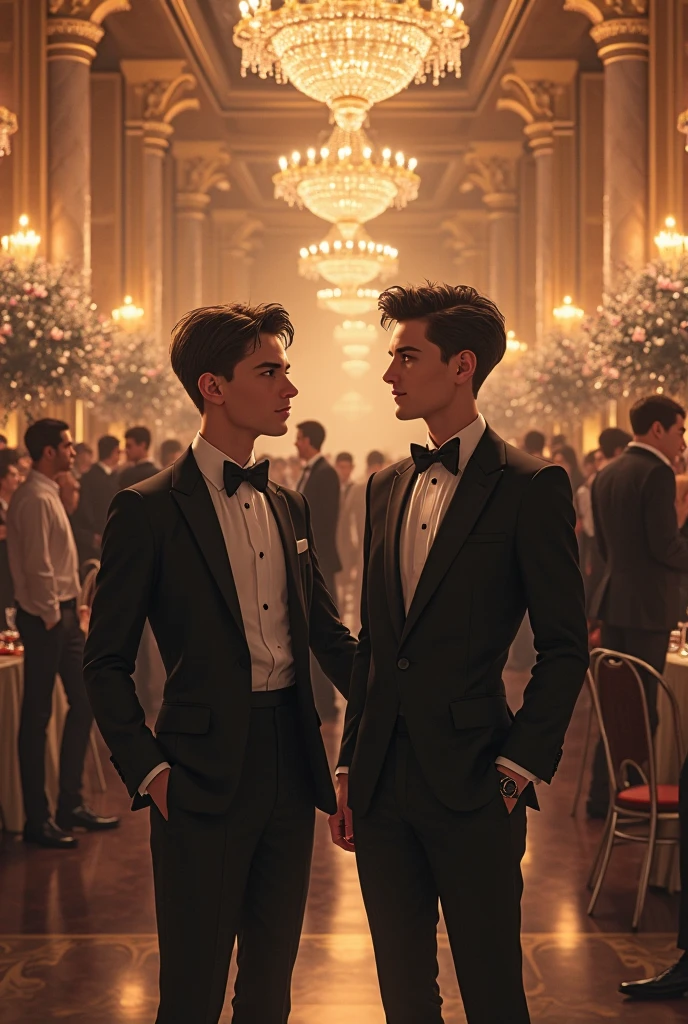 1st scene2 boys sitting in a balcony