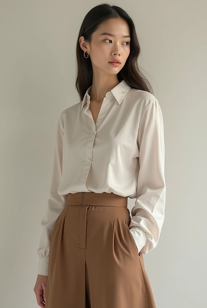 ((Highest quality)), ((8K)), ((masterpiece:1.3)), (Perfect look), (Photorealism:1.6), (One Japanese Mature), (A woman walking through an old street lined with Japanese houses), (Tenement houses on both sides of the road), (Blurred Background), (PT, JMA), ((画面中央にOne Japanese Mature)), ((Realistic skin texture)), (Fine wrinkles all over the skin), (Dull skin), (Unmoisturized skin), (Facial wrinkles), (Wrinkles around the eyes), double eyelid, Tear bags on the lower eyelids, (Crying Mole), The eyes are watching me, Serious look, (Dimples on cheeks), (Short bangs), Long hair with curled ends, (Hair over the ears), Smiling with the corners of his mouth turned up, (Red blouse), (Black long skirt), Soft fabric blouse, (Wide-necked blouse), Wide sleeves, Cuffs that fit snugly around the wrist, Long Skirt, Small breasts, (Salmon pink lips), (High heels), (He is holding a suitcase in his left hand), (Standing posture, Full body portrait), (Angle from the feet),