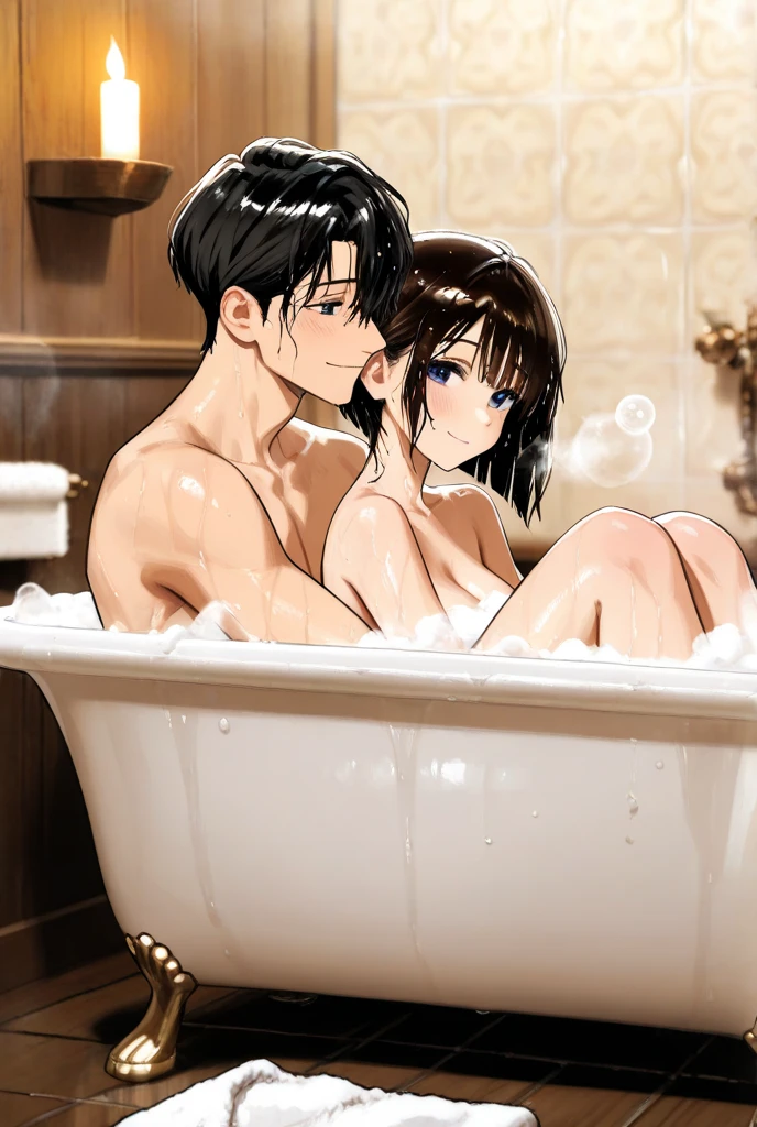 (nsfw:1.3)(masterpiece)(best quality)(1boy and 1girl),(1boy with ikemen and tall and face focus)hetero(breast grab) 1girl with black hair and large breasts and very long hair and teal eyes and kawaii and 15 old years,22s game style,, (class room)(vulgarity)hug From beyond(sex, cum on girl,excessive cum, wet skin, vaginal penis,intercourse with a man,clothed sex ,rape ,motion blur, motion lines, heavy breathing),standing-sex, standing-sex-front, standing missionary, standing-sex-behind, sex from behind, pov, from side, sex