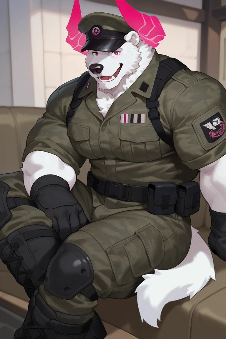 1 furry, (a big powerful lion guard, daddy, very detailed golden fur, black mane, inside a night security surveillance tower, predator eyes, clenching teeth:1.19), male, soft light, (photorrealistic rendering, detailed ferocious face, wearing black swat gear, detailed clothing textures, close focus on boots:1.21), solo, wearing black tactical boots, (photographic masterpiece, very small genitalia, unwanted erection, very detailed tactical boots, very oversized boots:1.61), (leaking precum, precum, erection:1.51), hyperrealistic, (photographic lighting, piercing eyes,, wearing tactical gloves, focus on fully clothed:1.43), (looking dominant, low angle, detailed boot leather texture:1.32), security guard, officer, (hyper muscles:1.3)