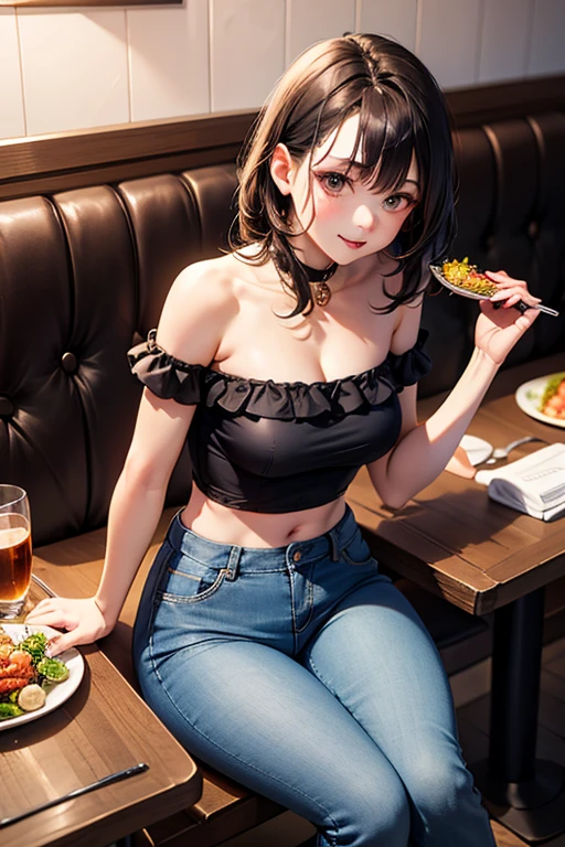 ((((highest quality))))、(((Ultra-precision CG16K wallpaper)))、(((masterpiece)))、(((Super detailed)))、(((Extreme detail)))、((1Mature 29 year old woman:1.6))、((Very beautiful Japanese faces))、((vegetable々Introduction:1.5))、((Straight one-length medium hair、blunt bangs:1.5))、(Shiny brown hair)、Beautiful delicate eyes、Brown Eyes、eyeliner、Eyeshadow、High nose、Small nostrils、Small Mouth、Seductive lips、Beautiful breasts、((C cup size breasts))、Cleavage、Beautiful feet、eight-headed body、Perfect proportions、Perfect Anatomy、Perfect composition、Beautiful detailed shading、Beautiful, natural lighting、Beautiful detail glow、Depth of written boundary、(((High chroma)))、(((Real:1.9)))、((vivid:1.5))、((Beautiful Skin))、((Skin Texture))、((Realな皮膚感))、(((Cowboy Shot:1.6)))、((front view、shoot from front、Low - Angle:1.6))、(((smile:1.6)))、((The woman is facing forward and looking at the camera、looking at viewer:1.6))、Bright daylight、Natural light、(((Residential Street、Electric pole:1.4)))、(Walking Pose:1.6)、(((Orange sleeveless summer knitwear、Off-white low rise slit mini skirt:1.6)))、((Earrings、Wearing a headband:1.5))、((Knee-high socks:1.5))、