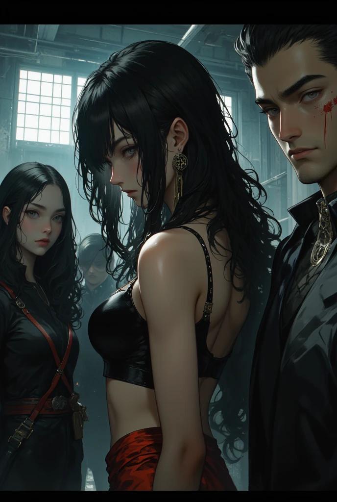 <lyco:44-000011:0.666><lyco:epi_noiseoffset2:1.0>
night, cemetery, neon, neon lights, green&blue neon lighting
2boys, a gothic boys with long hair and tattoos,1girl, punk, detailed face, skin texture, makeup, thin body, tattoos, hetero,penis,sex,kiss,uncensored, nipples,vaginal,closed_eyes,pussy,cum,interlocked_fingers, holding_hands,nude,threesome,multiple_boys,cum_in_pussy,leg_lift, dark studio, darkness
4k, best quality, masterpiece, perfect composition, perfect detail, ultrarealistic, photo-realistic, hyper-realistic, perfect details, hyper-details, cinematic, cinematic lighting, cinematic shadows, dramatic, dramatic shadows, aesthetic, sci-fi, punk style,rfktr_bontrex-150, DeepDarkestV1