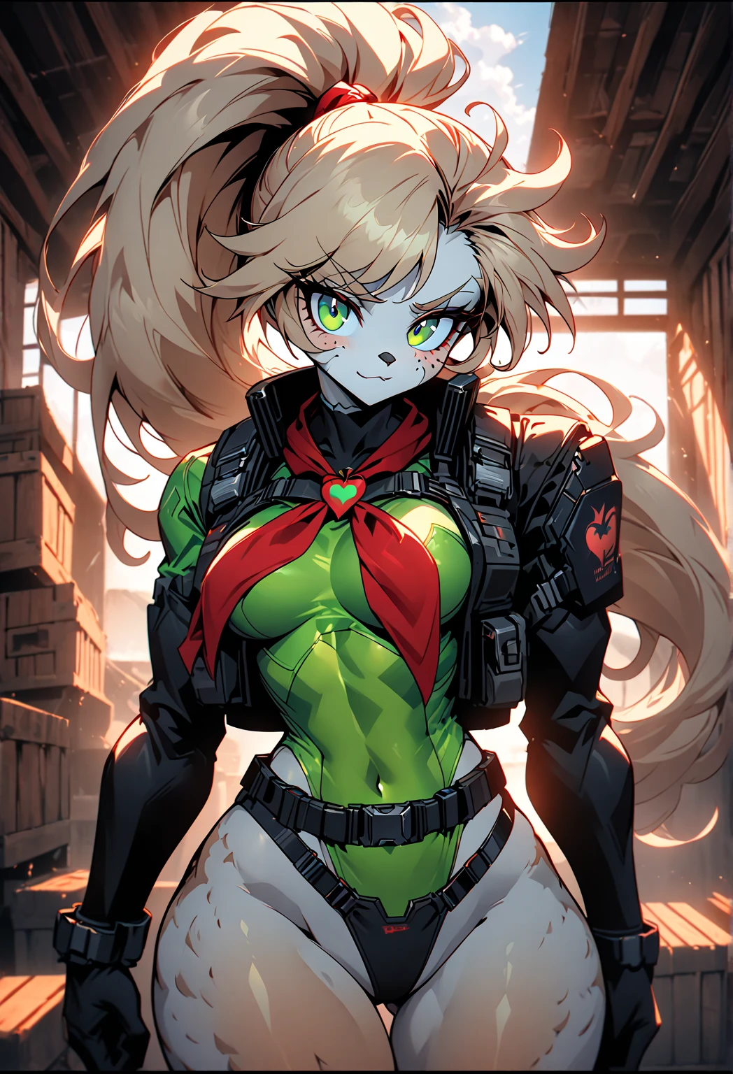 NSFW,masterpiece,Highest quality,High resolution,Very detailed,Muramasa II\(Armored Demon Muramasa\),Dark Skin,(Maid clothes),Crop top,mini skirt,choker,Luxurious mansion,Coffee shop,blush,Embarrassed,(male),Touching the buttocks,Molester