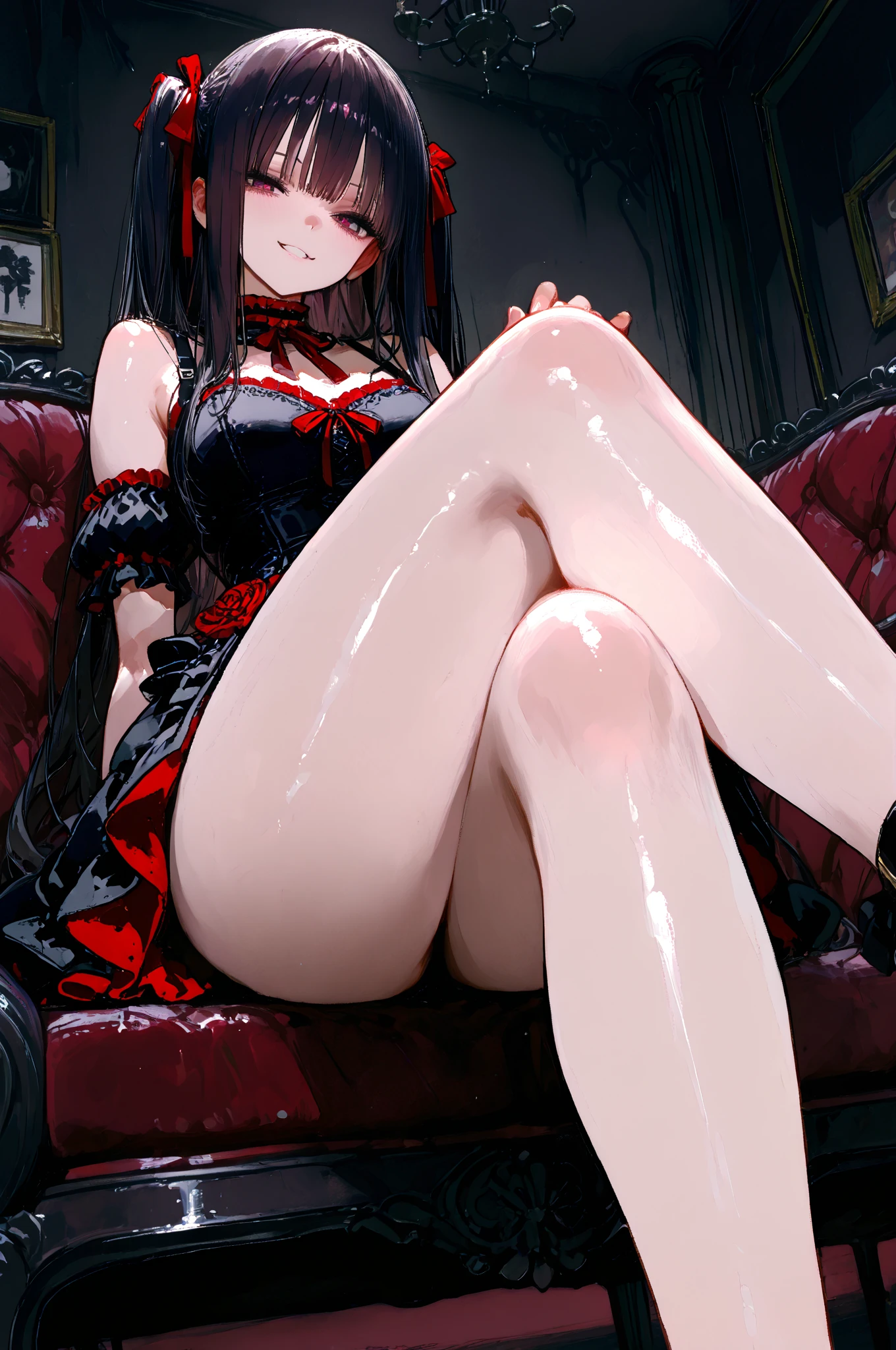 Final Fantasy 7 Tifa Lockhart Indoor at night Sitting in a chair and being restrained sexy Wearing black stockings Intense Ecstasyの瞬間 Wearing a mini skirt A large amount of clear mucus splashes out Put a black blindfold on both eyes Torn black clothes、Black torn panties Explosion of large amounts of clear fluid from the genitals Thin legs Intense Ecstasy Big Breasts Numerous vibrators are embedded in the genitals and anus Slim figure Surrounded by many women、high quality CG Tone Dim lighting、Please open your mouth wide Trembling、Lesbian、slimy、Being drugged、Being tortured by a woman、Wriggle your body、Transparent fluid splashes from her genitals into the air