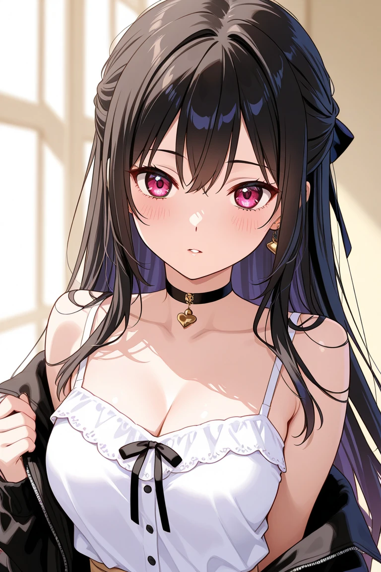 Cute beautiful girl、Embarrassed、naked、Gothic ta、A sweet and adorable blush、Beautiful Lips、Beautiful Eyes、