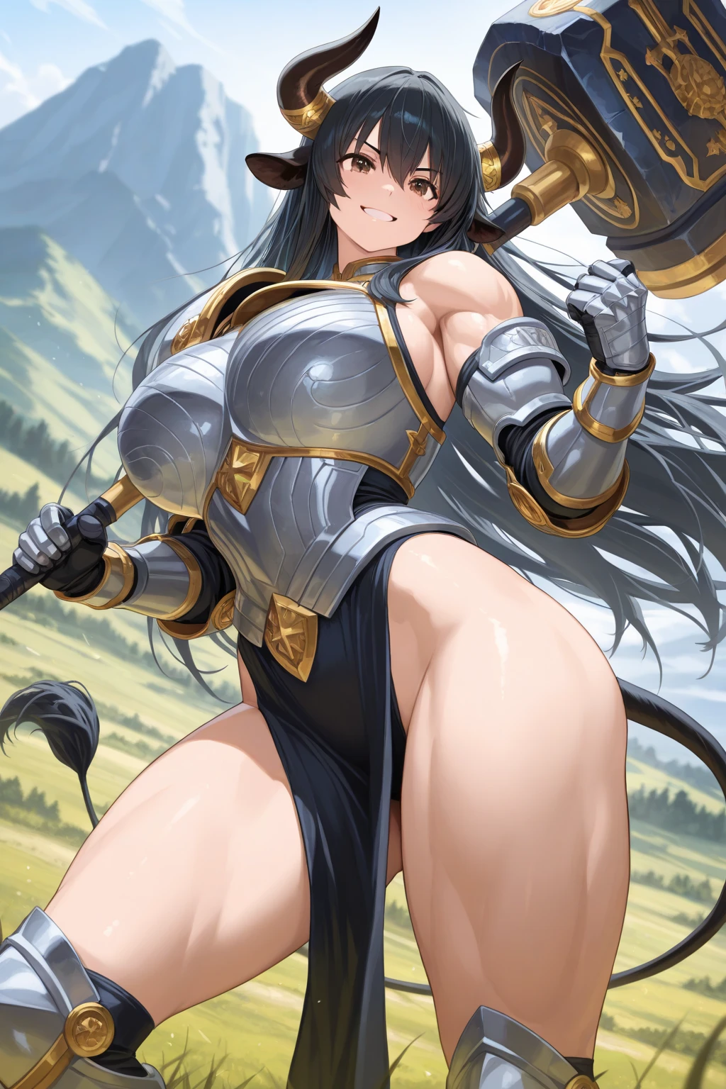 ((Masterpiece)),(超A high resolution),(ultra-detailliert),Anime at its best,Detailed and detailed dark fantasy art,(Female centaur:1.4), the vast grassland:1.6, Wind manipulation,rays of moonlight, swamp,On the run