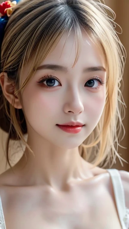 ultra high res, (photorealistic:1.4), raw photo,16K, (solo,1girl,loli:1.2), Flower field, flower, butterfly, kokomidef, kokomirnd,closed mouth,light smile,cinematic lighting,shinny skin,