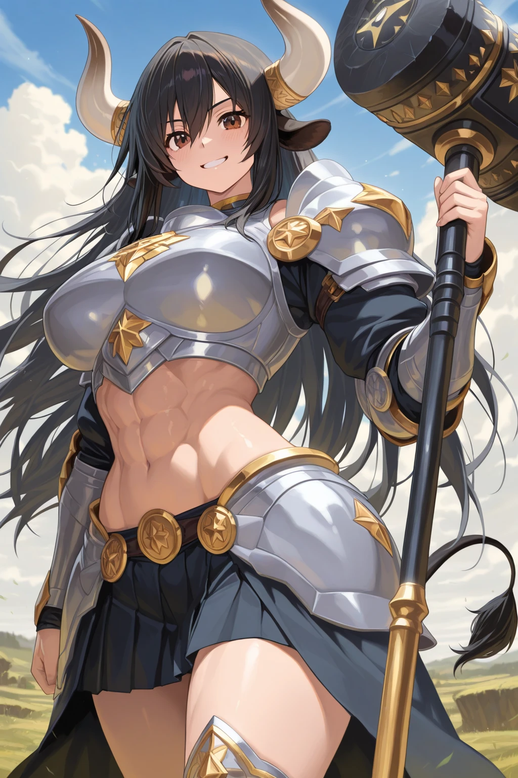 ((One Japanese woman))、((Fighting Women))、((Kenshu))、((Uplifting))、(Leg spread)、(Jump)、(Draw your sword)、(Black Hair)、(short hair)、(Brown Skin)、((Warrior Princess))、((Female Generals))、(Goddess of War)、((Old Japanese Armor))、((Holding the Japan sword))、(True to prompts)、(Deluxe)、(Feminine hourglass curves)、(Muscular)、(Glaring with sharp eyes)、(sexy)、(((Huge huge breasts)))、(Big Ass)、(Thick thighs)、((Outdoor))、((what&#39;Left behind))、((Large number of spectators))、((sunny))、((blue sky))、(Best lighting)、{{{Browsing Caution}}}、{{{masterpiece}}}, {{{Highest quality}}}, {{ultra-detailed}}, {{shape}}, {{{Very delicate and beautiful}}},{{extremely detailed CG}}、{{unity 8k portrait}}、{{Fabric Shading}}、{{super detailed skin}}、{{Perfect Anatomy}}、{{detailed}}、{{Dynamic Lighting}}、{{{beautiful detailed eyes}}}、{{{beautiful detailed Face}}}、{{{Realistic, RAW Photos}}}、(Perfect Face)、(非常にdetailedな顔)、(Perfect Eyes)、(Perfect Legs)、(Perfect breasts)、(Perfect pose)、(Perfect body)
