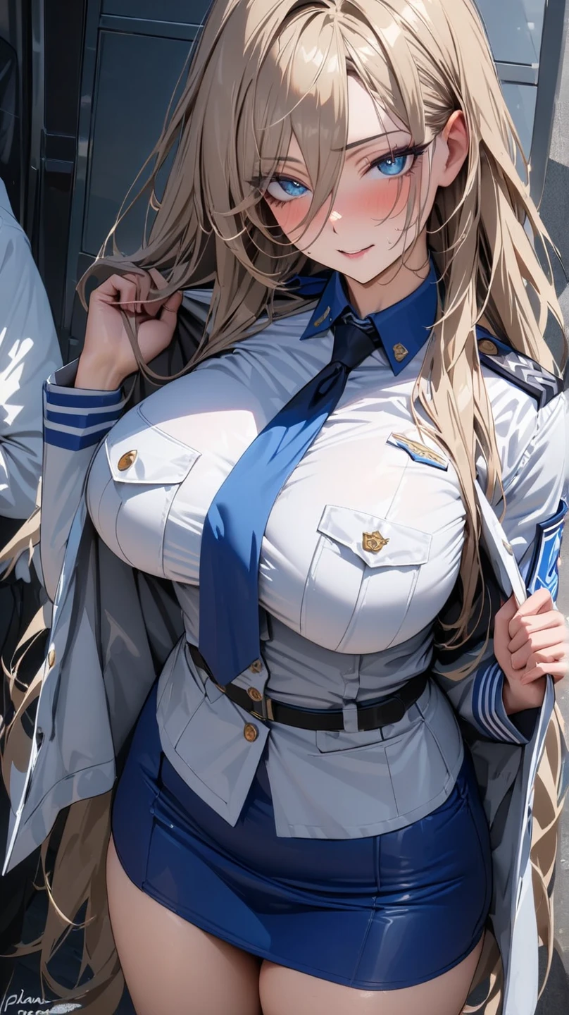 ((((Uniform torn and nipples exposed))))、Nipples protruding from the bra、((((feel shy))))、((a blond))、beautiful Girl、Large beautiful breasts、cleavage of the breast、A slender、オマンコ、(((((Lie down and spread your legs)))))、((((痴女))))、(((Abandoned)))、((cum shots))、((covered in cum))、((facial cum shot))、((Inside the bustling city))、((smil))