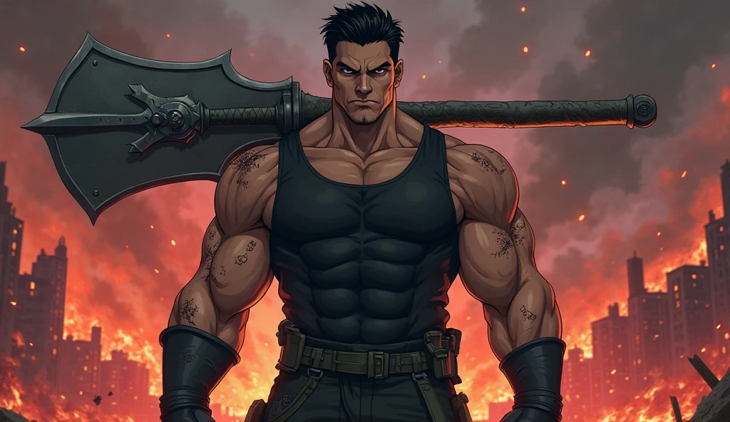 shingeki no kyojin, titan toguro musculoso
