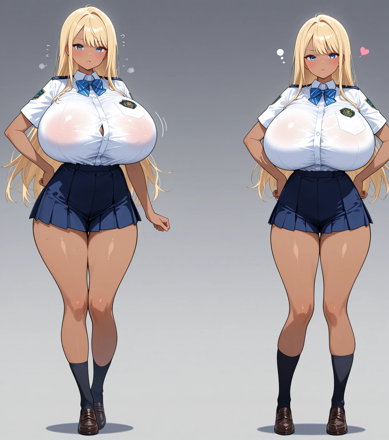 ((masterpiece)),(((best quality))),((character design sheet)),((rough sketch)),((vulgar)),thick thighs,african girl,((between breasts)),pussy juice,wearing an Wet sexual nurse uniforms and nurse cap,shirt harf lift,smile,milking