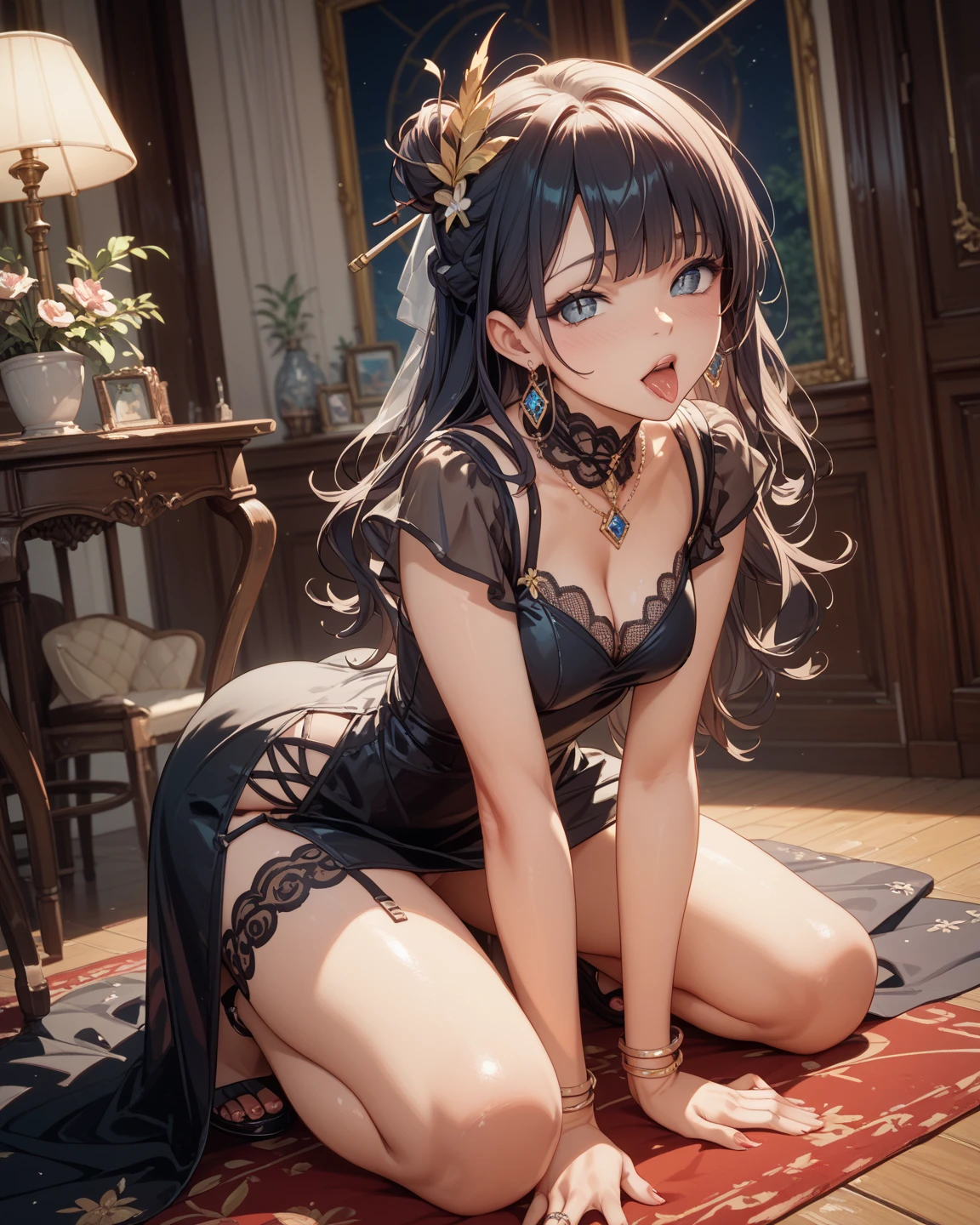 Big ass girl,dress