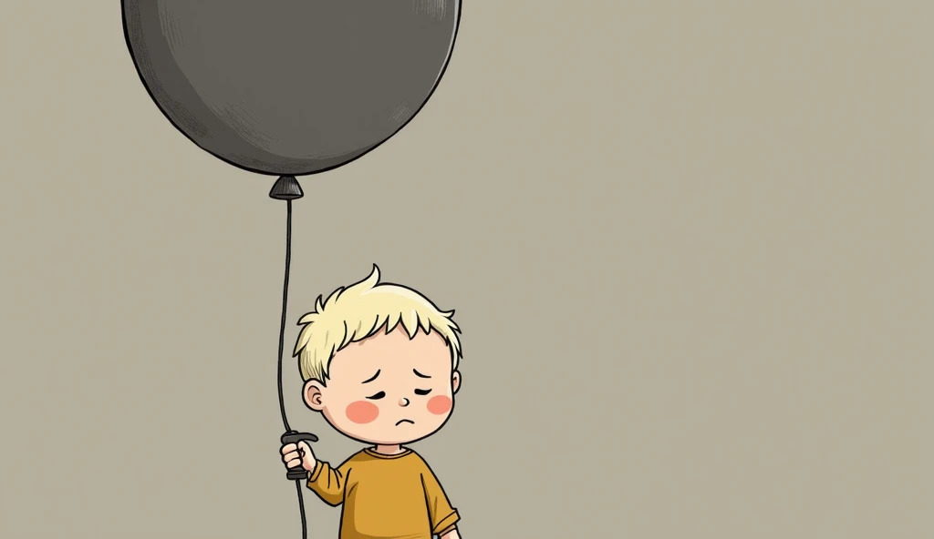 desenho para tatuagem, child 02 years blonde, sitting on a scale with a balloon in hand