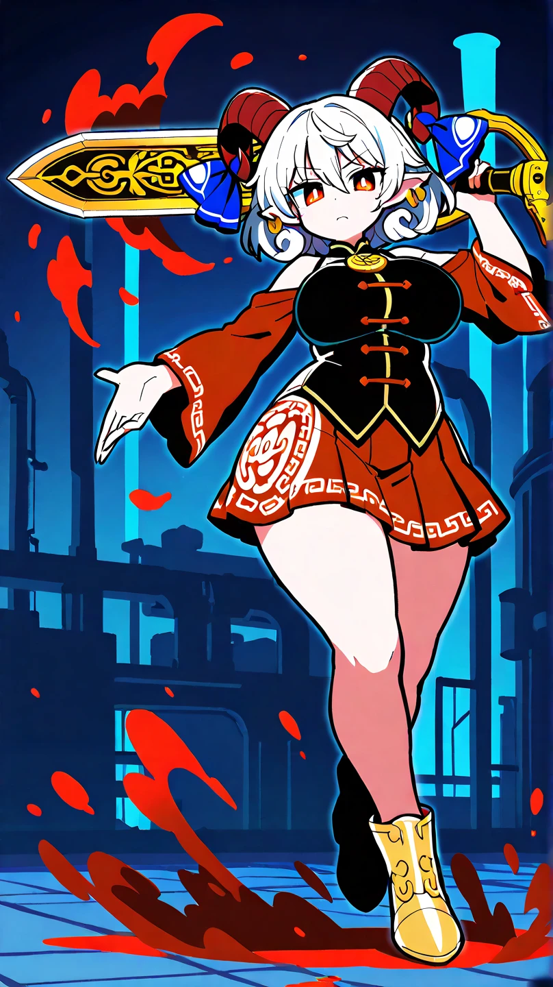 (hard disk, sharp, fractals), 1人の女性,cel shaded animation, Super glossy skin, monkey ears, Monkey tail, bob cuts, jpn, Japanese style costume,wide hips,Big ass,