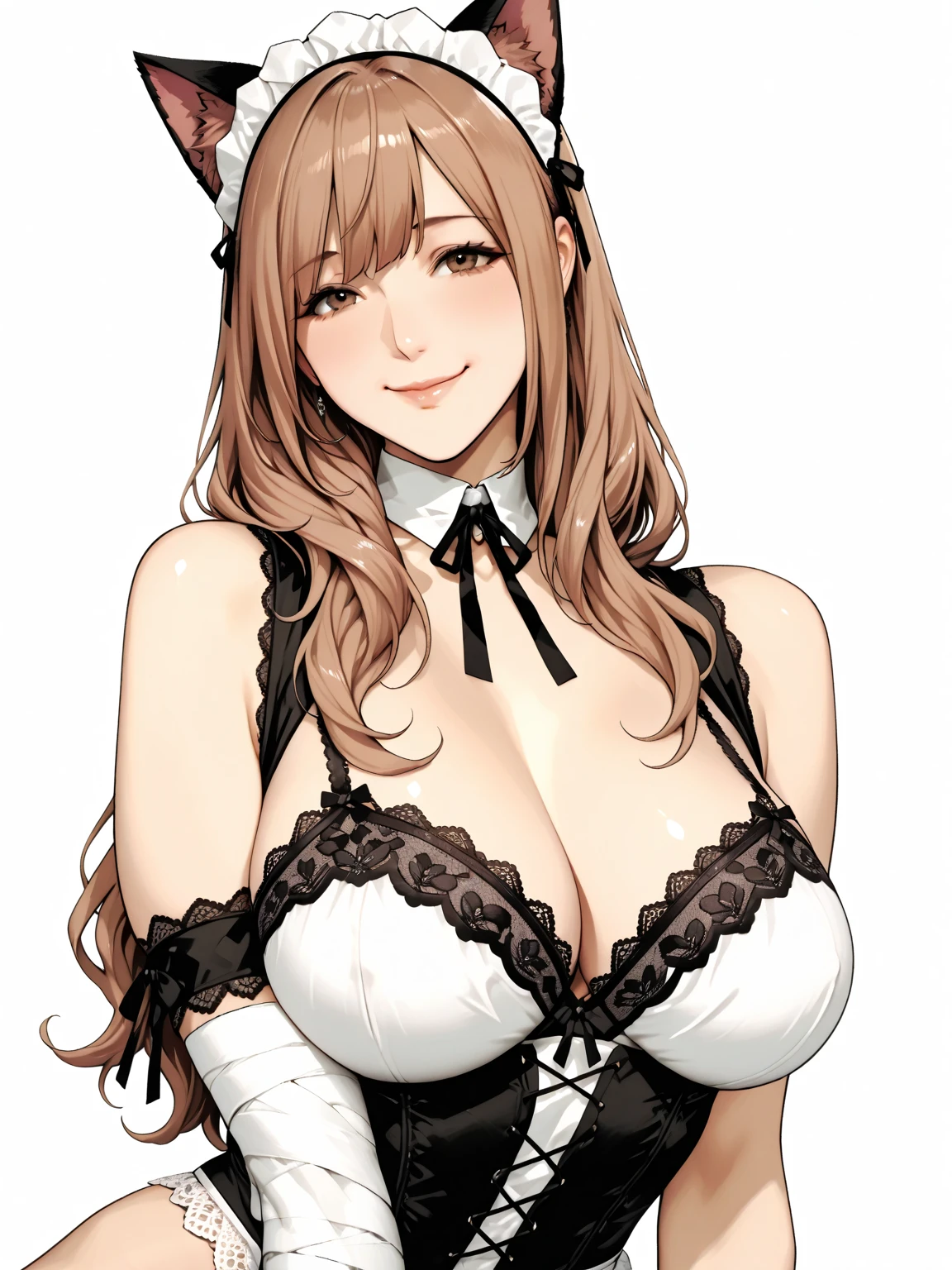 Noir (NIKKE) bunny black girl pênis corpo inteiro 