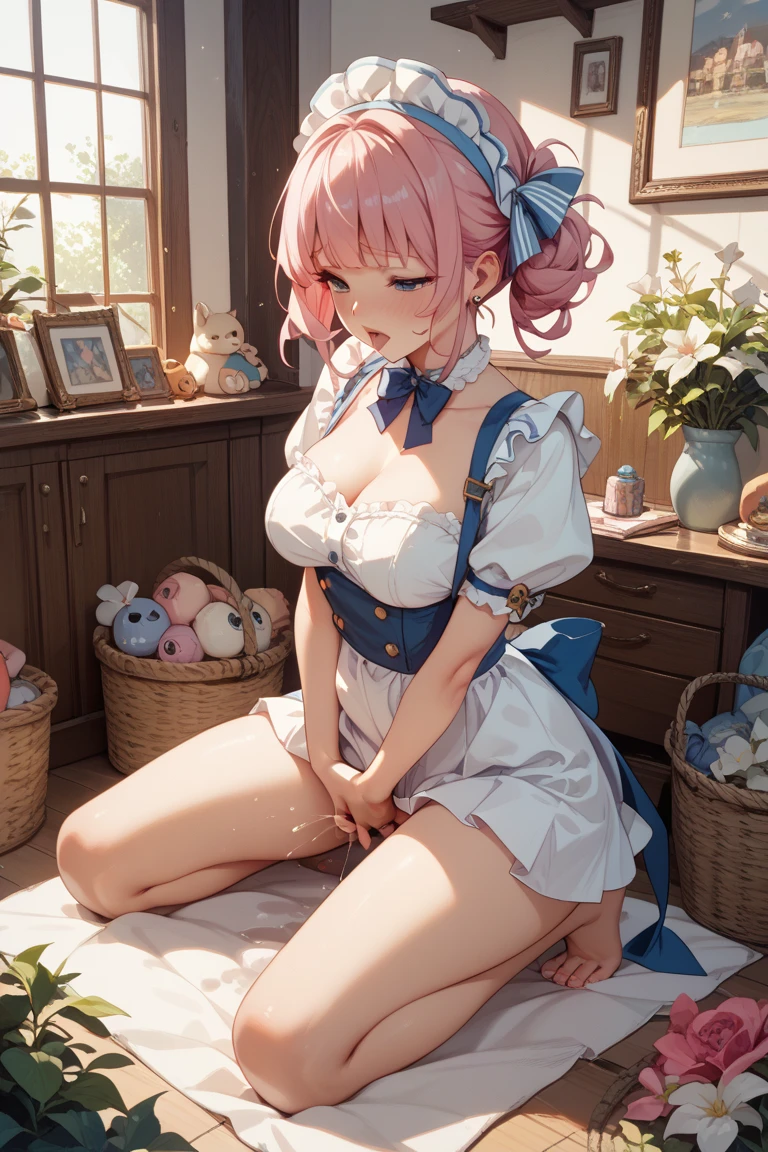 fullbody, 1girl,Ram_ReZero, (bikini:1.2)