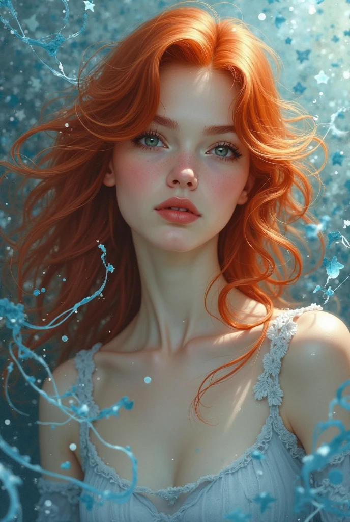 Very soapy redhead