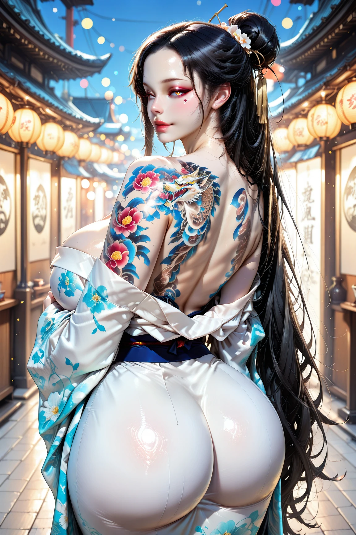 (Raw photo:1.2), (Photorealistic), Beautiful detailed girl, (oil painting:1.5), (NSFW:1.2), (Oil painting: 1.5), \\ A woman with long black hair and white flowers in her hair sitting under a red peony flower, rose red dress (Amy Saul: 0.248), (Stanley Arteg Liu: 0.106), (a detailed painting: 0.353), (Gothic art: 0.106), nsfw, sexy pose, (level difference:1.8),(The paint collides and splashes onto the canvas),(depth of fieldlat color:1.1,(Yellow theme)),1 girl,Propaganda poster,full bodyesbian,strong winds,dense smoke,,(Liquid dyes for rainbow hair:1.1) Made of paint,anti gravity,Thick liquid,(paint splatter:1.3),liquidity,stunningly beautiful, Masterpiece, Detailed background,ultra high quality model, Ethereal background,Abstract beauty, explosive volumetric, Oil painting,Heavy strokes,romantic lighting,Sub-surface scattering,Glow,8K,high resolution, Dreamy,Ray tracing,hdr,god light,