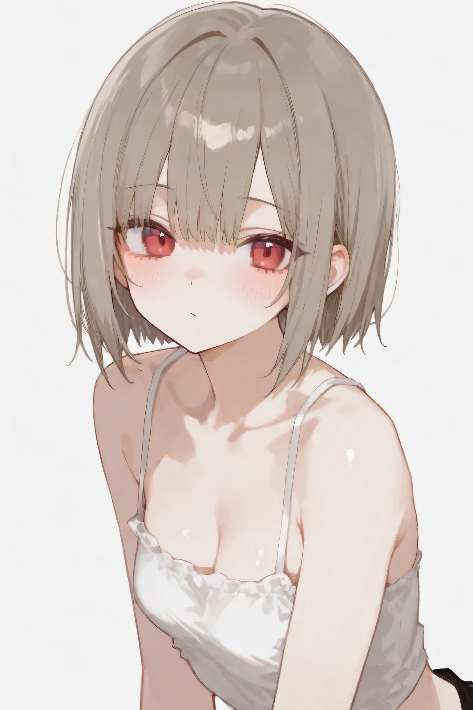 One person、masterpiece、Highest quality、Super detailed、High resolution illustrations、Improve skin quality、Increase eye appeal、Drawn in detail、Perfect body structure、Old woman、Are thin、Tall、Take off your clothes、Showing off your bra、Flat chest、Small breasts、Skin blemishes、Skin wrinkles、Aged skin、Wrinkled skin、Business district、Embarrassing、Shy laugh、Sweat it out、Sigh、Heat、Dark Eyes、Downcast eyes、mole、