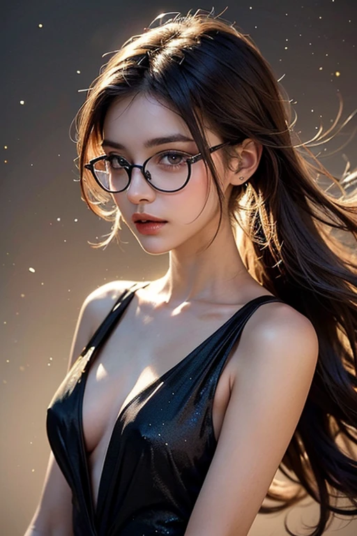 Fine、(The best illustrations)、8k UHD resolution、intricate-detail、top-quality、realisitic、ultra-detailliert、The best lighting、Best Shadows、Soft lighting、Ulutra HD、Ultra-realistic、Tindall Effect、Photorealsitic、(High Detail Skins:1.2)、 (Intricate details, makeup, pureerosface_v1:0.5), (Detailed beautiful delicate face, Detailed beautiful delicate eyes, A perfectly proportioned face, High detailed skin, Detailed skin, best ratio four finger and one thumb, arms below breasts, Tattoo with a red glow under the stomach、Awesome awesome, wide hips, smooth midriff, skiny and thin, __Fashion__, __hair__:1.25)、Digital SLR、 absurd realistic work: 1.3), (max resolution: 1.2), (Ultra HDTV: 1.2), cinematric light, Detailed eyes and skin, detailed facial features, , (Sharp Focus: 1.2), (Focus on Face:1.2),Perfect Style, Beautiful face, acurate, Anatomically correct, Highly detailed face and skin texture, Detailed eyes, Double eyelids, Thin eyebrows, Glitter Eyeliner: 1 Natural cheeks, Glossy skin, Fair skin: 1.2, (Glossy lips: 1.4),(Shy look: 1.2),Highly detailed facial and skin texture, Detailed eyes, Double eyelids, Natural cheeks, shiny lips: 1.4,Exposed cleavage、Bewitching。a baby face、Seductive、Chest emphasis、((((Huge glasses, Otaku Glasses, thick glasses, Round glasses)))),The long-haired、Braid hair、Ponytail distortion、, Ponytail with a bow tied at the back of the hair, huge solemn expression、Body Up、Big breasts emphasis, Super tight breasts, Breast augmentation surgery, The breasts are very big and round and round,Toned waist、 Meet beautiful girls, Look at the girl's body, In the Dark、Bat Wings,(((small demonic horns)))、(Devil's Tail)、(Detailed spooky backgrounds:0.8)、demon girls,wear armor made of skeletons,Long grey hair,Beautiful and delicate skull decoration and fluorescent green magic sword that shines red,emits eerie demonic flames,Contour light,green flash particles,translucent magic sword、 Ancient Chinese style,Night, dramatic compositions, Sword qi surrounding, Goddess of War, (Dynamic Posture: 1.3), Thick armor reveals the heart of the conflict, (Fine detail), radiant light, Powerful light area, (armor of historical importance:1.2),magia、 glittering metal armor, (Magic symbols shine on armor:1.3), (Magical magic swirled around her:1.3), Long white hair waving in the wind in every detail, Detailed weapon holding, (Sharp sword, Radiant:1.3), ((gold armour)), (intense expression:1.1), (Its light is、Highlighting her dominance and rebirth behind the scenes:1.4), (Wisdom and Rebirth:1.2), (Strong stance:1.2), (Overwhelming mystical power:1.2), (Sparkling sweat:1.1), armor decorated with jewels, (The contrast between silver and gold:1.3)、wear magic armor、Purple Pink Silk Dress, The face of the beautiful goddess Athena without blemish, Sexy light yellow nightgown, long to, A thin nightgown of a saint with lots of exciting black lace details was felt, The legend of the holy goddess, Saint Icon, Elegant glitter beautiful saint style, dark and mysterious version, Holy Female Crown,energy ball between hands、