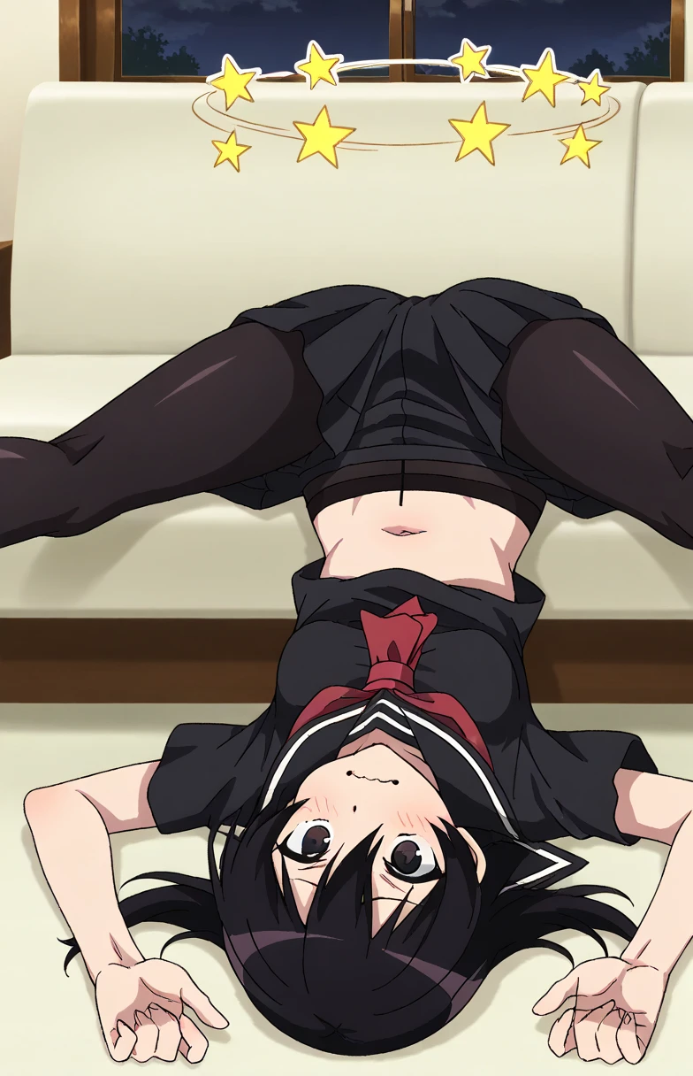 Little sarada  deitada na cama de pernas abertas, transparent swimsuit tight to the body, Camera view from below, corpo  e pequeno 