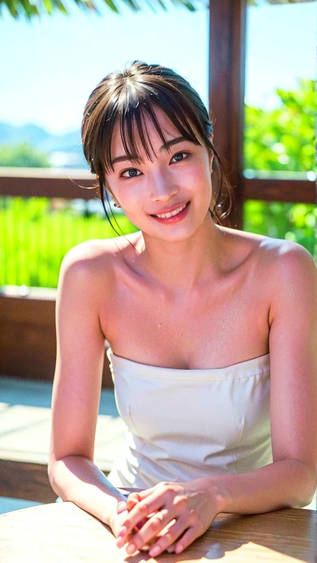 White Bikini:2.0, Japanese Girls, (White skin:0.1), The body is frontal、looking at the camera、Windに揺れる長い髪,very thin body,Winter Sea、Small breasts、Thin chest、(Fine skin:1.4), Realistic, Film Grain, Strike a Pose, Wind,(Put your hands behind your head:0.8),
