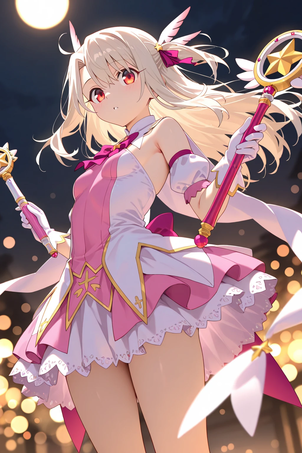 nsfw:1.1, high resolution:1.7, incredibly absurdres, kawaii:1, cute:1.5, hires.fix,anime visual:1,incredibly fine illustration,8k,masterpiece:1.2,best quality, high quality, exquisite, beautiful,insanely detailed, intricate detailed, extremely detailed, Super Definition,ultra high res, Super Resolution, best aesthetic, ultra detailed:1.5,best quality, perfect face, detailed face, masterpiece:1.2, illustration:1.2, 8k cg wallpaper, stunning art,absurdres,octane render,ultra hires,
Japanese Actress,(Idol),18yo,Beautiful,(Cute and lovely),cute girl,((anime elf with extremely cute and beautiful blonde hair)),((((blonde hair:1.35,colored inner hair,ear breathing)))),(((green_eyes:1.3))),intricate eyes,beautiful detailed eyes,symmetrical eyes,big eyes:1.5,enchanting bright eyes studded with gold and silver dust,(((pinky skin,glowing_skin,lustrous skin:1.5,bright skin: 1.5,skin tanned,shiny skin,very shiny skin,shiny body,plastic glitter skin,exaggerated shiny skin,illuminated skin))),upward breasts,waist slender,(detailed body,(detailed face)),cute,daring,zettai ryouiki,show skin,best relationship with four fingers and one thumb,Very Fine Face and Eyes,Very Fine Hair,(Perfect ???????),((girl trembling with sexual climax)),Garter Belt,Bare shoulders,Check out our thru-rack chokers and midi rings with chains,
1girl,(magical girl flying in the night sky),(Holding a magic wand:1.3),Are standing,(cleavage),big ass,(thigh focus),pink long blonde,ponytail,Accurately drawn face,(intricate pink and white dress),Layer Dresses,super mini skirt,(I can see your butt),white leather knee high boots,vivid contrasting colors,intricately designed details,(best ratio 1 thumb,Refers to 4 books:1.3),(heart shaped pink effect:1.5),(dynamic pose),(Ghost Smile),(open your arms:1.5),(Sparks dance in the night sky:1.3)