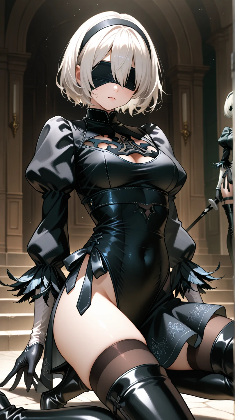 high resolution, adult woman , good lighting, despicable, , (no nudity), (((short dress))), (()), ((())), (garter belt), just abdomen, (), , cute face, yo'I'm embarrassed and blushed, humiliating, ((Turn around and look back)), ((transparentes))()(T-back)(a large amount is in the body,)