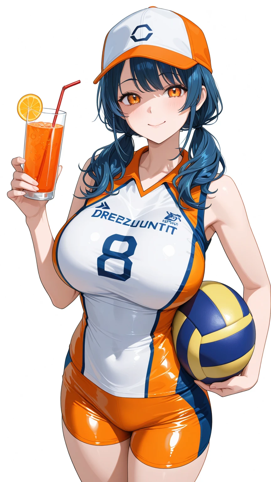 Highest quality,Highest Resolution,Smiling with a drink in hand(((2Beautiful girl of the person))),Gymnastics,High leg bloomers,Outdoor stadium,Black hair ponytail,sweat profusely,illumination,Very beautiful eyes,Transparent nipples,whole body,Flowing sweat,Belly button,Abdominal muscles,sunny,Sunshine,mirage,Big Tits,