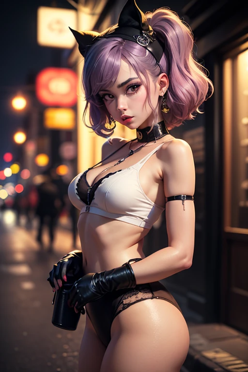 One girl, short t-shirt, leggings, nike sneakers, big ass, perfect breast, slim, cute, sexy, very detailed, exquisite lighting and composition, , 8k, sharp, highly detailed, high resolution, looking back,