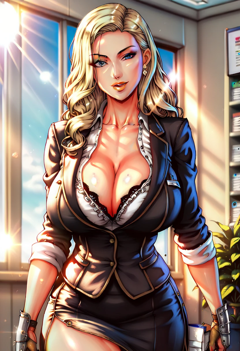 Female pirate, white silk shirt, deep v neck,