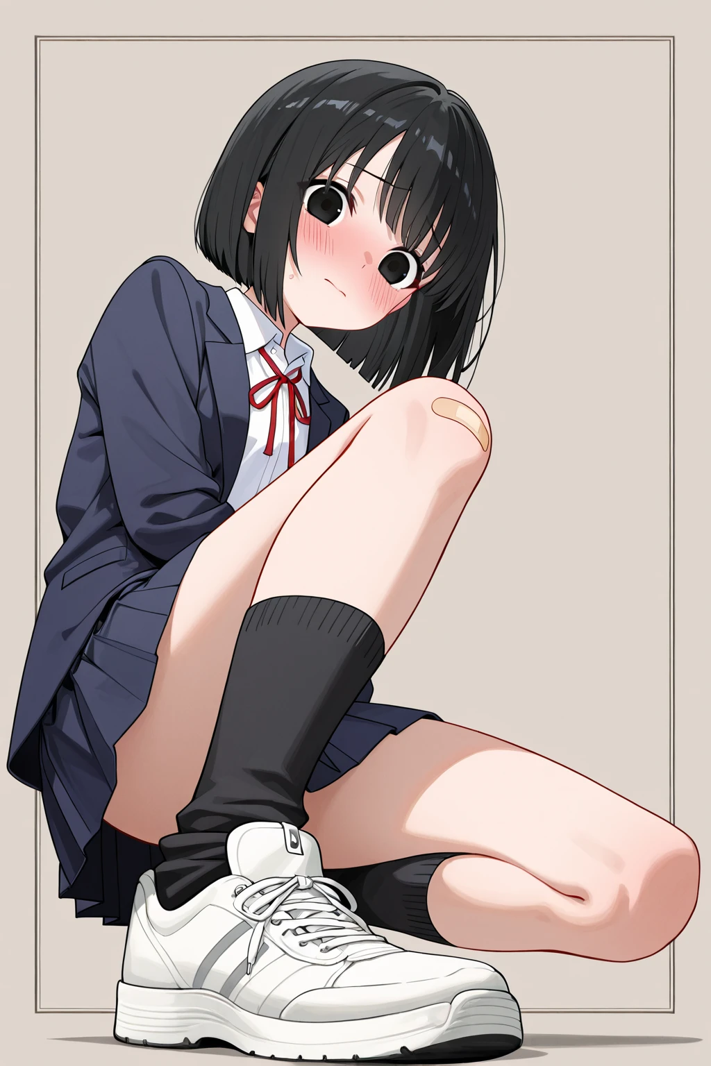 ((highest quality)), ((High resolution)), ((Ultra-detailed))、flat chest、(Detailed finger shape)、(((orgasm)))、(((orgasm)))、black hair、(detailed pussy shape)、(detailed pussy shape)、(((blush)))、(((blush)))、(young body)、(young body)、very short height、very short height、((Light pink))、((young pussy))、1 person、1 person、((I'm trembling))、((I'm trembling))、Do not split