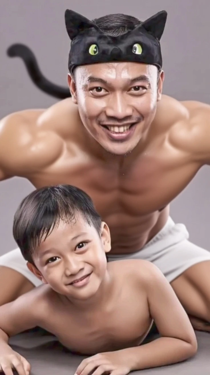 Masterpiece, Best quality),Libido boy,nakeness,A young boy with,infancy,Young age, bulging between the legs, muscles bursting, thick eight-pack abs, facing me, legs open